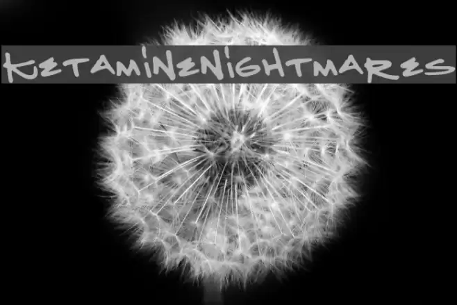 KetamineNightmares Font examples