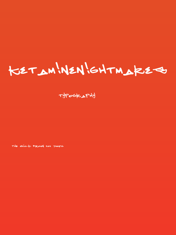 KetamineNightmares Poster