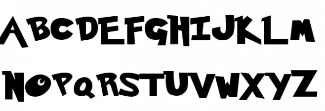 Ketchum Schriftart Groß