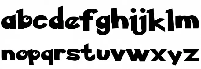 Ketchum Font LOWERCASE