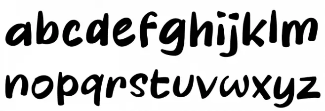 Ketemu Font LOWERCASE