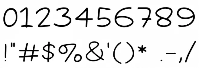 Ketiak Font OTHER CHARS