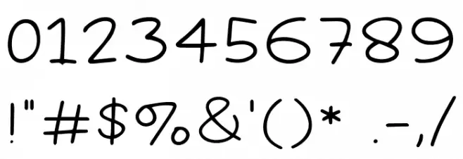 Ketiak Font OTHER CHARS