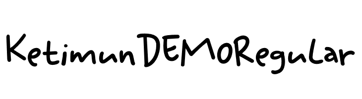 Ketimun DEMO Regular  font caratteri gratis