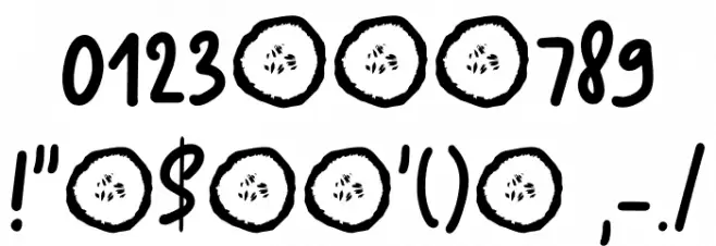 Ketimun DEMO Regular Font OTHER CHARS