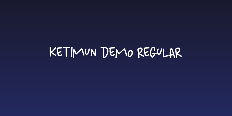Ketimun DEMO Regular Social Header