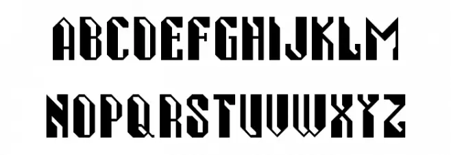 Ketonggeng Regular Caratteri MAIUSCOLE