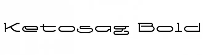 Ketosag Bold  Frei Schriftart Herunterladen