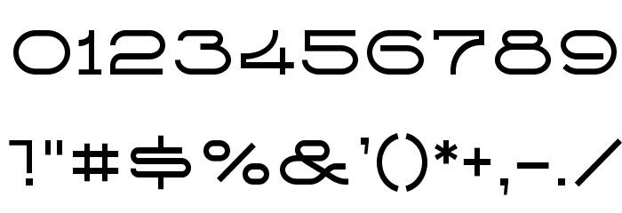 Ketosag Condensed Bold Font OTHER CHARS