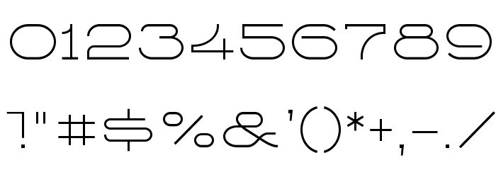 Ketosag Condensed Light Font OTHER CHARS