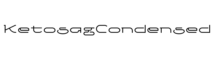 Ketosag Condensed  Descarca Fonturi Gratis