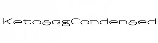 Ketosag Condensed  تنزيل الخطوط
