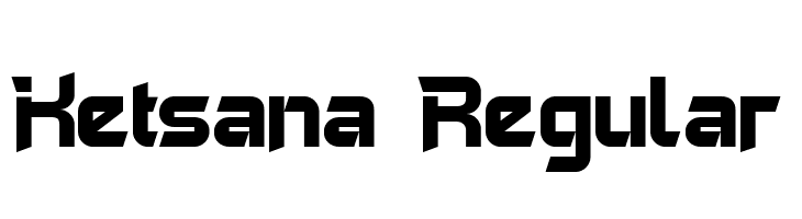Ketsana Regular  Frei Schriftart Herunterladen