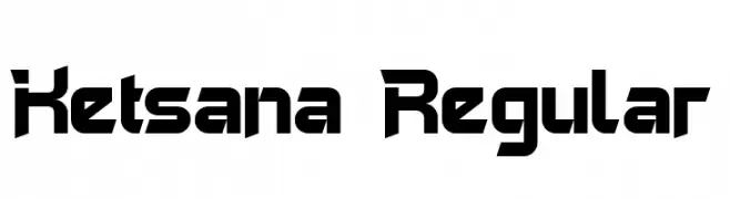 Ketsana Regular  Descarca Fonturi Gratis
