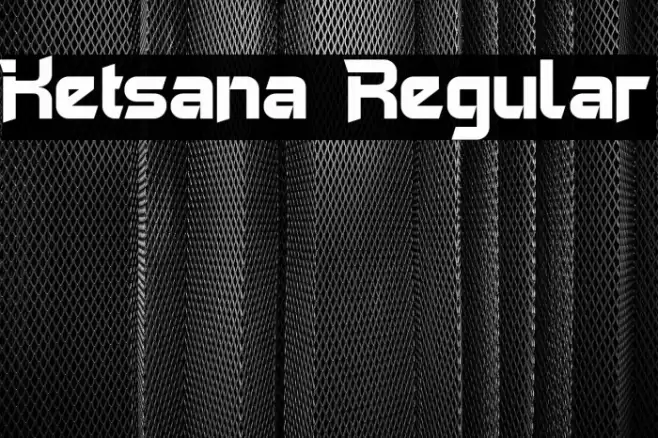 Ketsana Regular Font examples