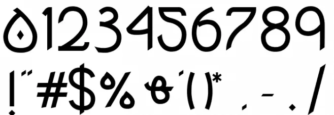 Ketupat Free Font OTHER CHARS