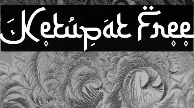 Ketupat Free Font examples