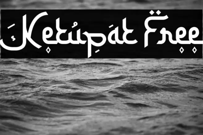 Ketupat Free Font examples