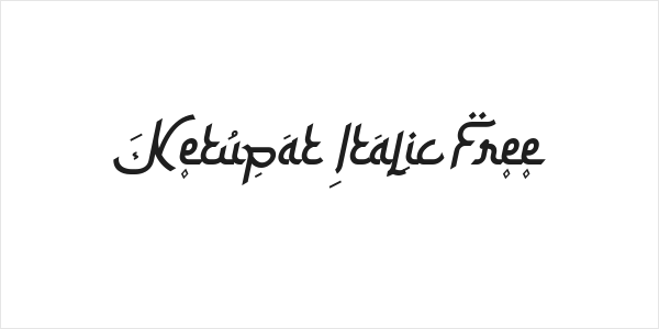 Ketupat Italic Free Logo