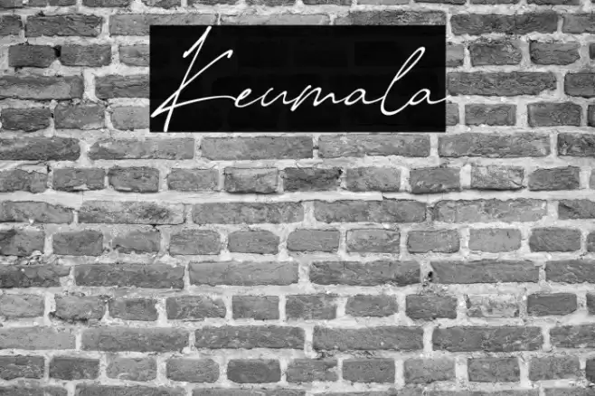 Keumala Font examples