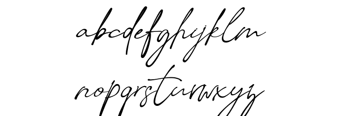 Keumala Font LOWERCASE