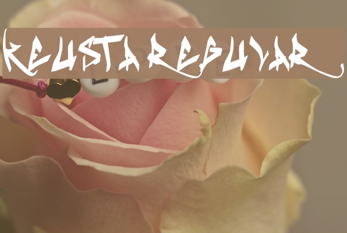 Keusta Regular Font examples