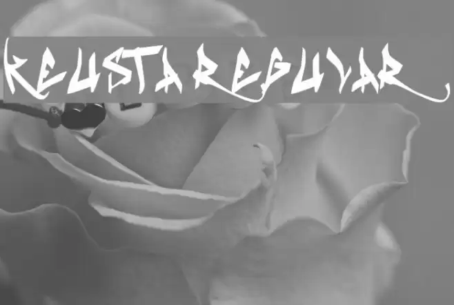 Keusta Regular Font examples