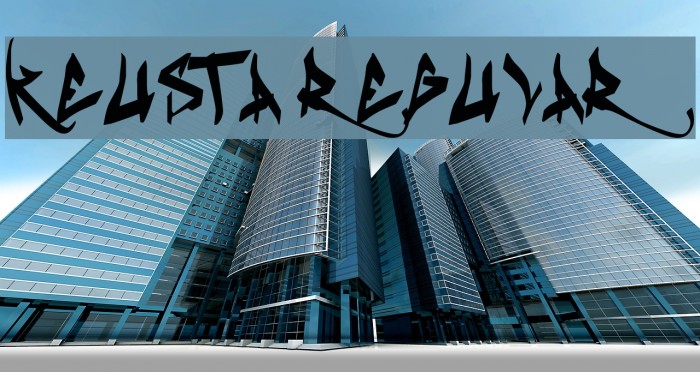 Keusta Regular Font examples