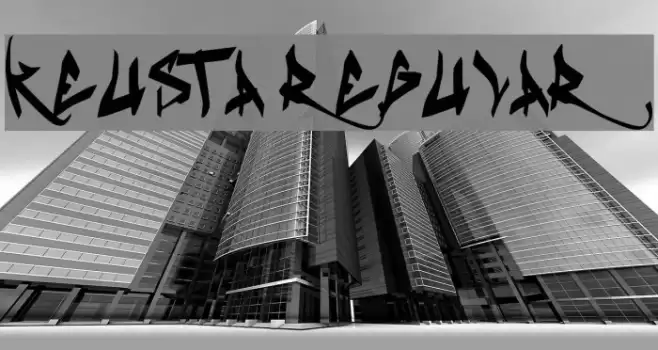 Keusta Regular Font examples