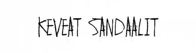 Keveat sandaalit  Frei Schriftart Herunterladen