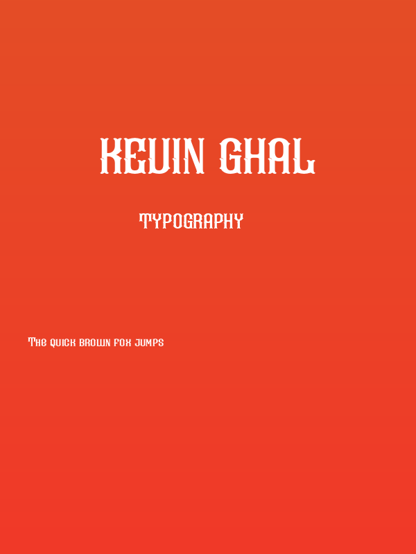 Kevin Ghal Poster