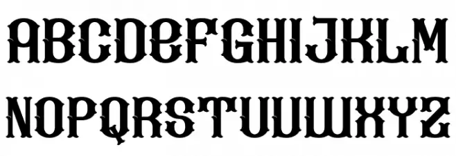 Kevin Ghal Schriftart Kleinbuchstaben