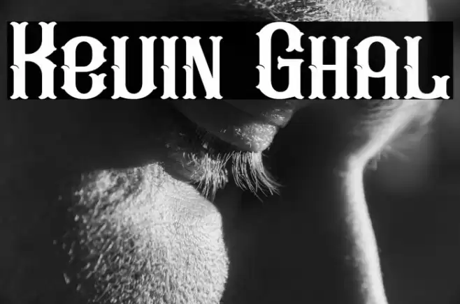 Kevin Ghal Font examples