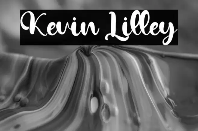 Kevin Lilley Font examples