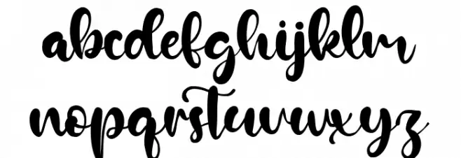 Kevin Lilley Font LOWERCASE