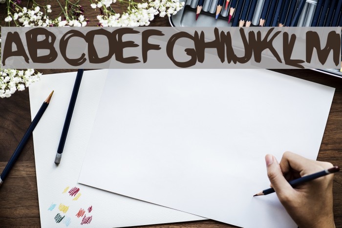 Kevin Seconds Font examples