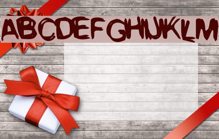 Kevin Seconds Font examples