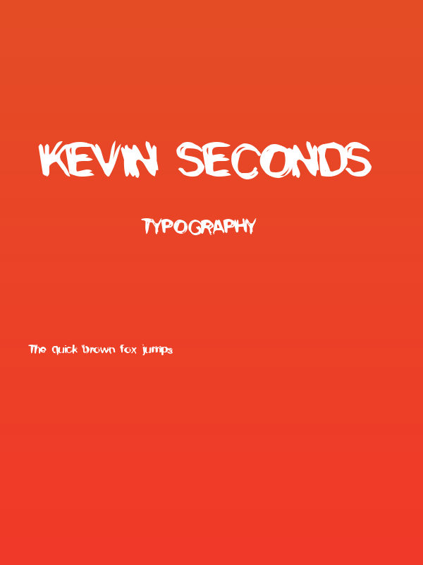 Kevin Seconds Poster