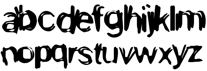 Kevin Seconds Font LOWERCASE