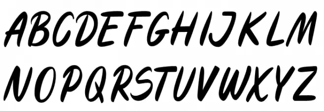 KevinAprilio Шрифта ВЕРХНИЙ