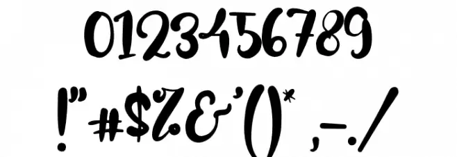 KevinLilley Font OTHER CHARS