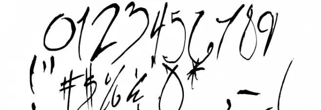 KevinWild Font OTHER CHARS