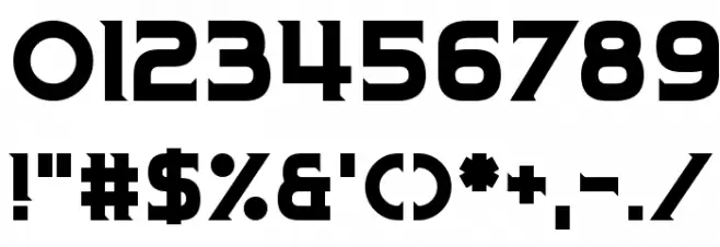 Kevlar Underwear Font OTHER CHARS