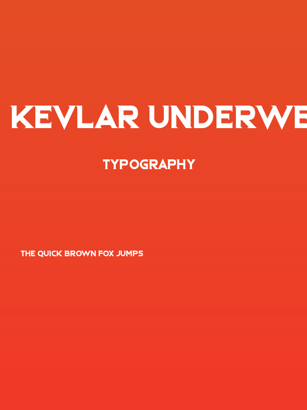 Kevlar Underwear Poster