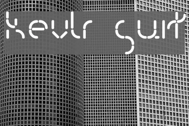 Kevlr Suit Font examples