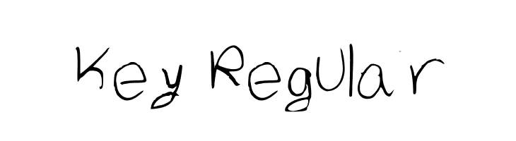 Key Regular Font