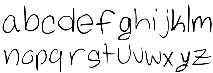 Key Regular Font LOWERCASE