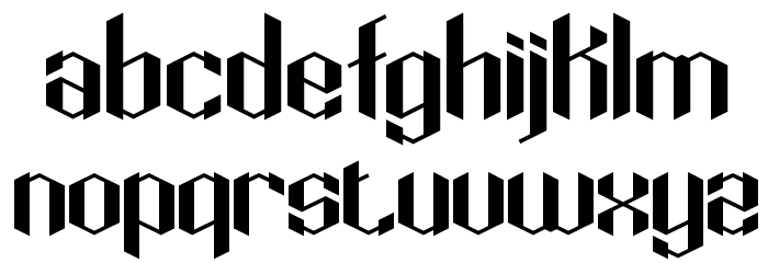 Key Ridge BRK Font LOWERCASE