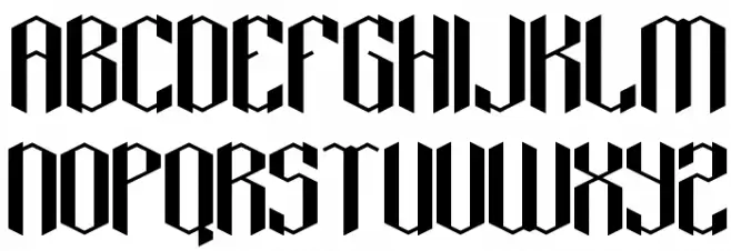 Key Ridge alt BRK Schriftart Groß