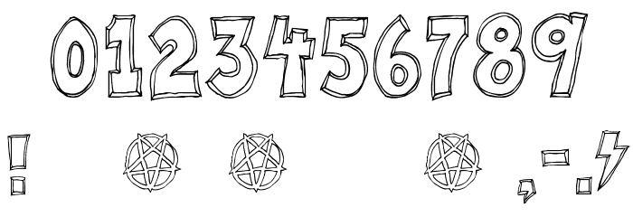 Key Tab Metal Font OTHER CHARS